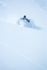 photo - Cooper Mallozzi skiing