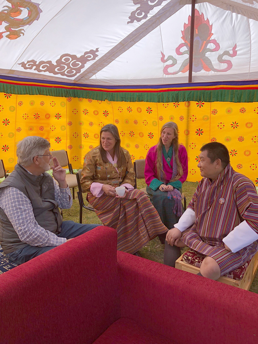 People at a Bhutan conference