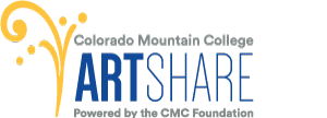 Logo: Colorado Mountain College ArtShare - Powered by the CMC Foundation