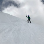 Jill Scmidt skiing