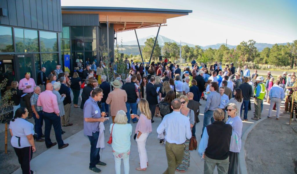 Dedication of the J. Robert Young Alpine Ascent Center on the CMC Spring Valley Campus