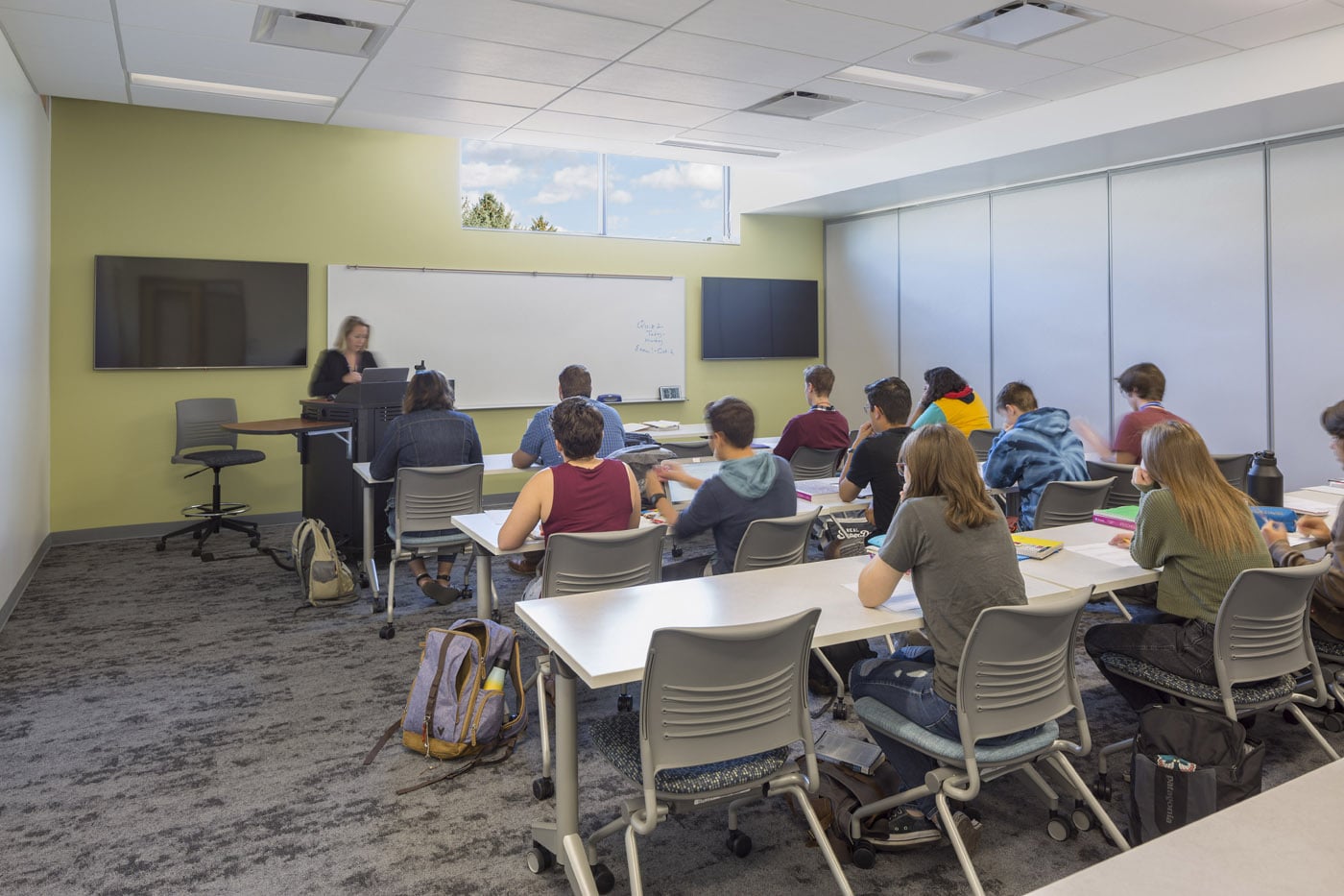 Photo of individuals in Ascent Center classroom