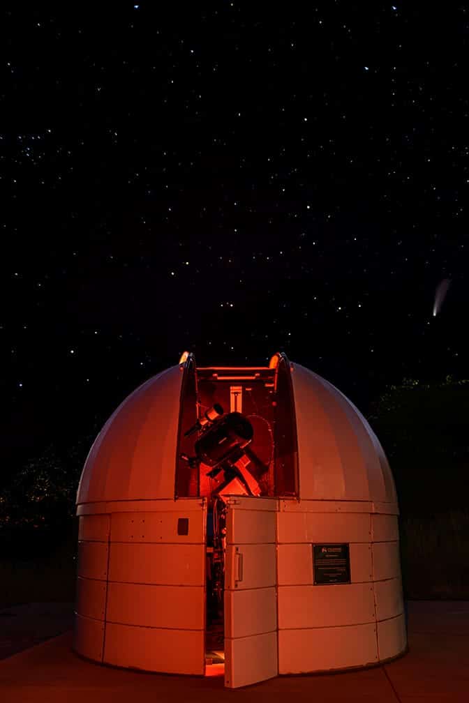 Ball Observatory and Comet NEOWISE