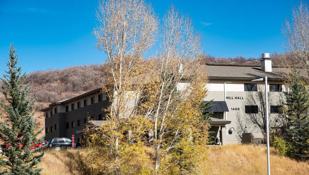 Hill Hall, residence hall, at CMC Steamboat Springs