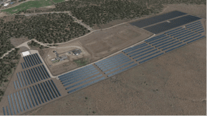 Rendering of the CMC Spring Valley solar array