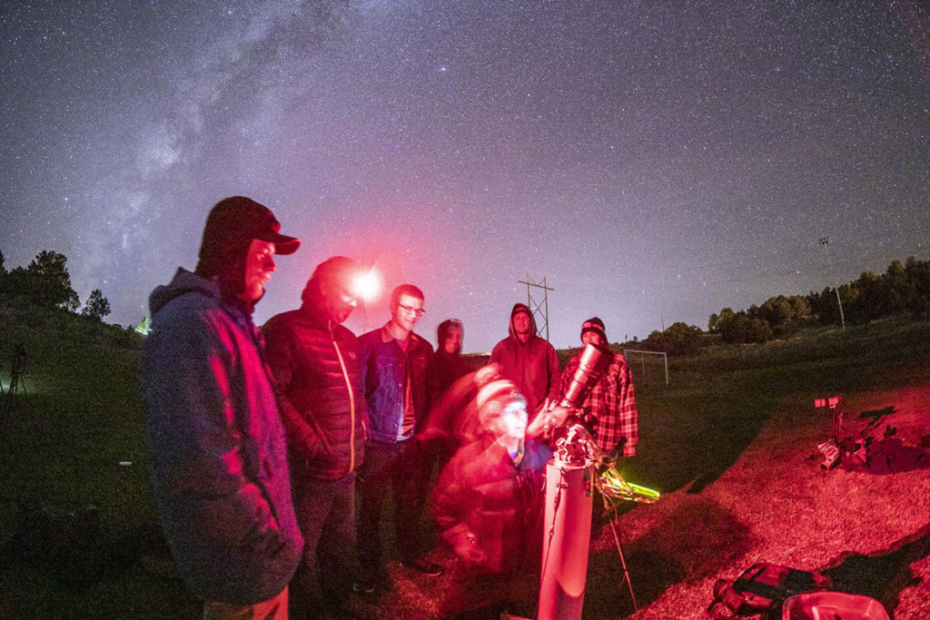 CMC students participate in astro-photography at CMC Spring Valley.